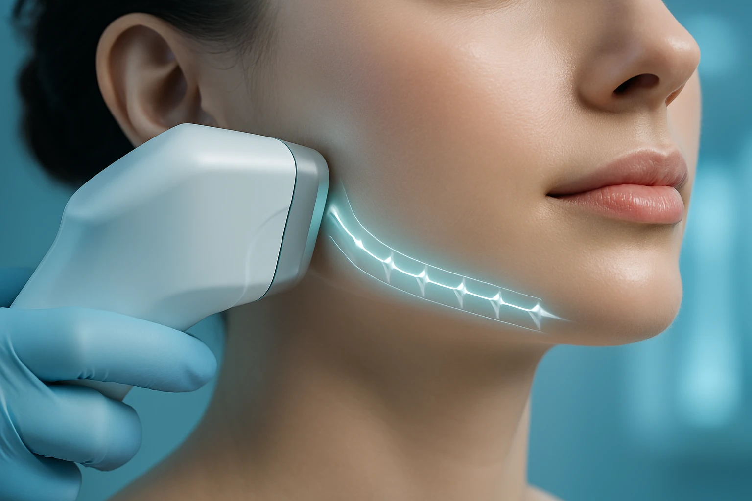 Radiofrequency skin tightening for loose skin rejuvenation